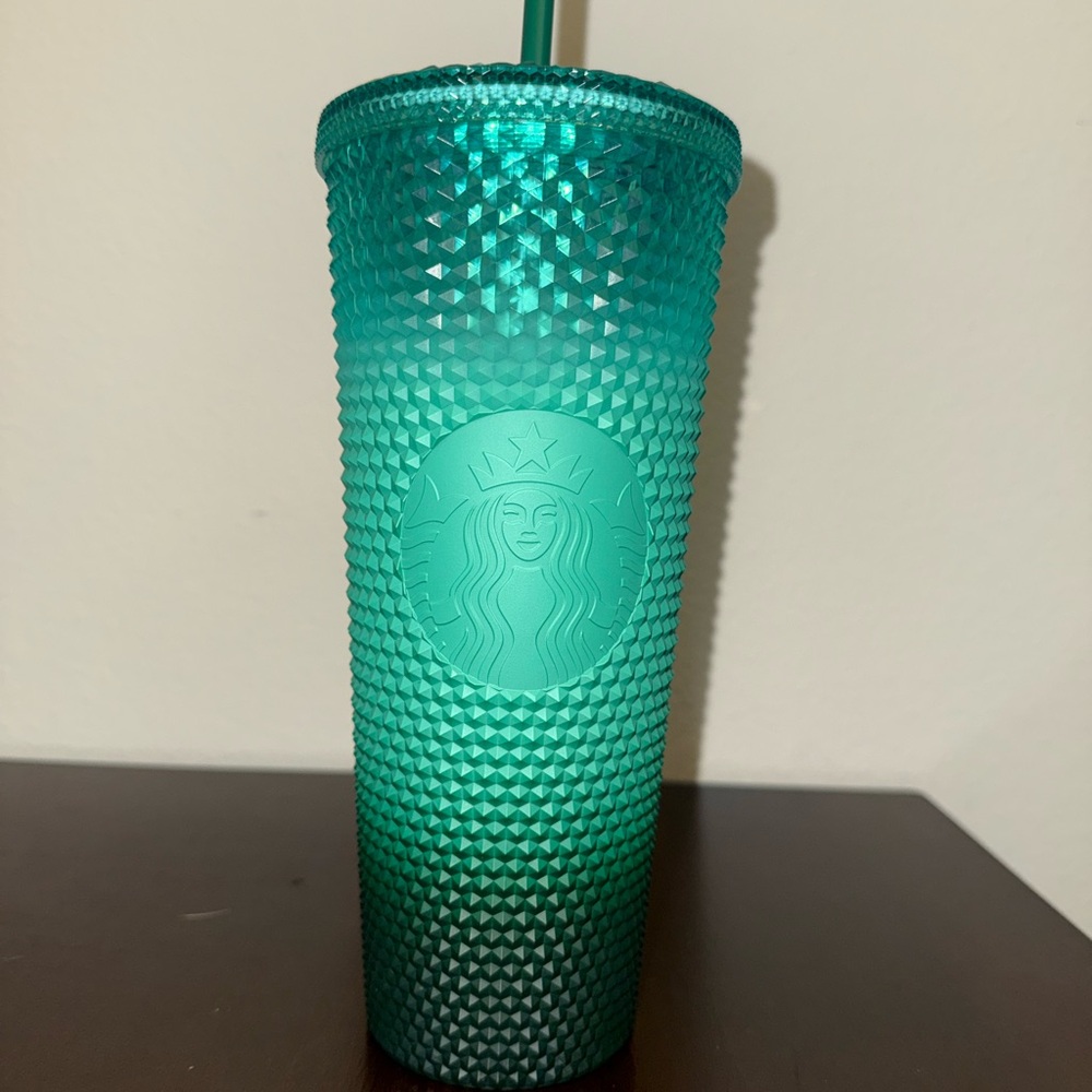 Starbucks Teal Textured Tumbler